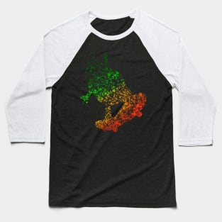 GreenSkinMango g’mangos SkaterSplat Baseball T-Shirt